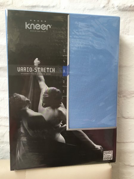 Kneer Qualität 22 Vario - Stretch (Wasserbett) 160 x 200/220 - hellblau