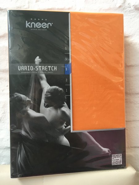 Kneer Qualität 22 Vario - Stretch (Wasserbett) 160 x 200/220 - orange