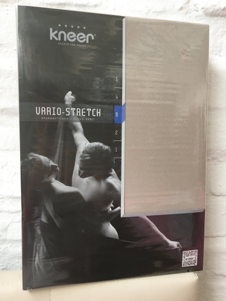 Kneer Qualität 22 Vario - Stretch (Wasserbett) 180 x 200/220 & 200 x 200/220 - kiesel