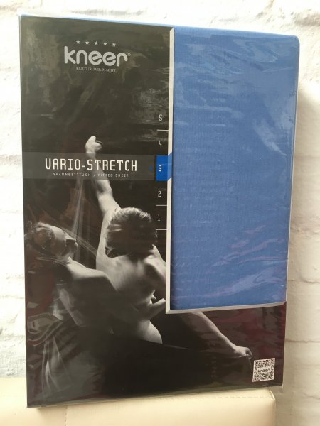 Kneer Qualität 22 Vario - Stretch (Wasserbett) 180 x 200/220 & 200 x 200/220 - blau