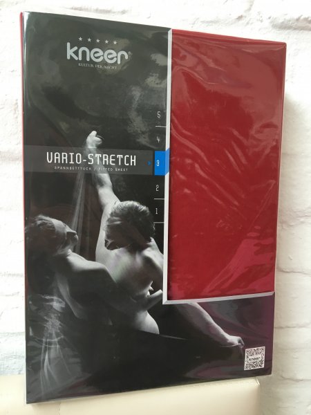 Kneer Qualität 22 Vario - Stretch (Wasserbett) 180 x 200/220 & 200 x 200/220 - karmin